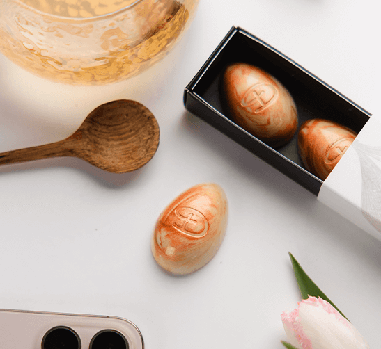 Paasei bonbons Van Delft