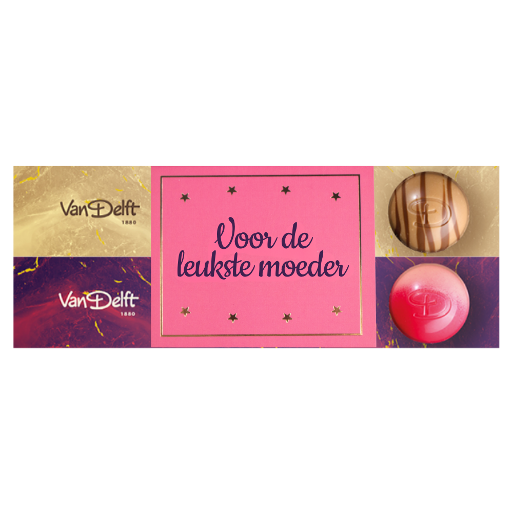 featured image Cadeau Moederdag Bonbons: Karamel Zeezout en Framboos Cheesecake
