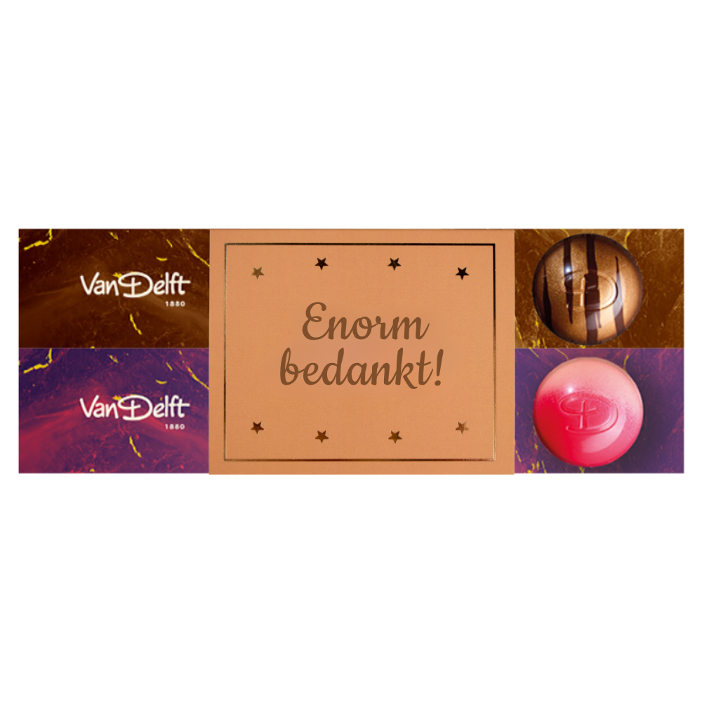 featured image Cadeau Bedankt Bonbons: Hazelnoot en Framboos Cheesecake