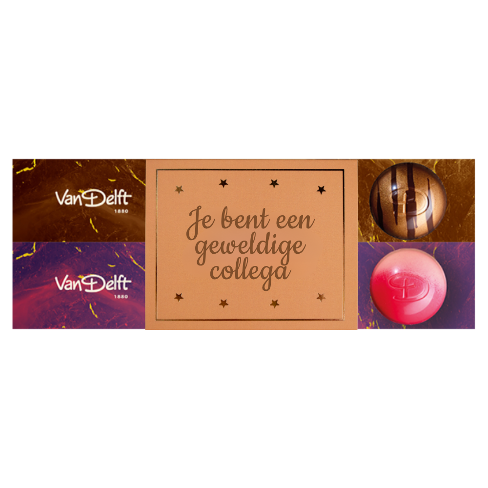 featured image Cadeau Collega Bonbons: Hazelnoot en Framboos Cheesecake