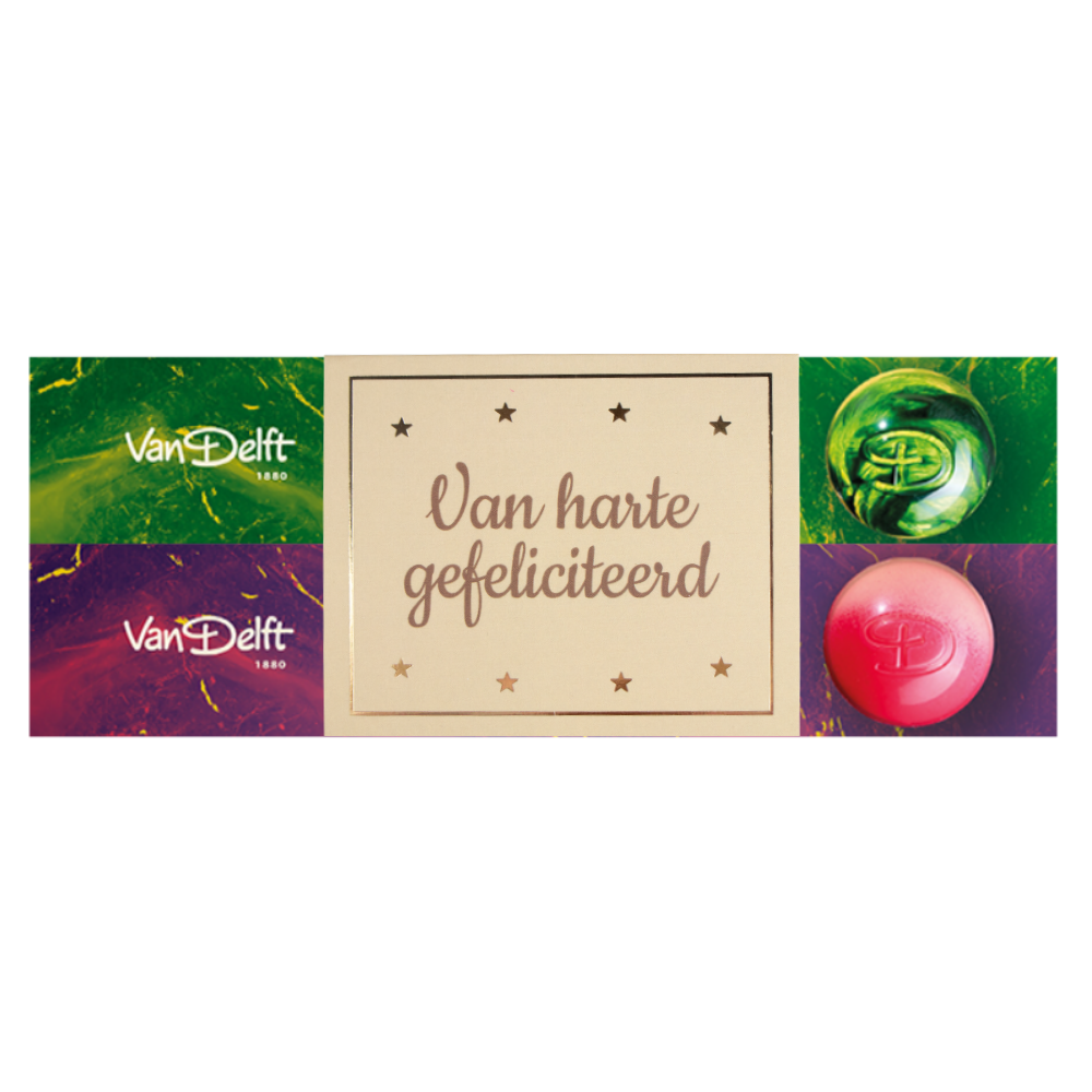 featured image Cadeau Gefeliciteerd Bonbons: Pistache en Framboos Cheesecake