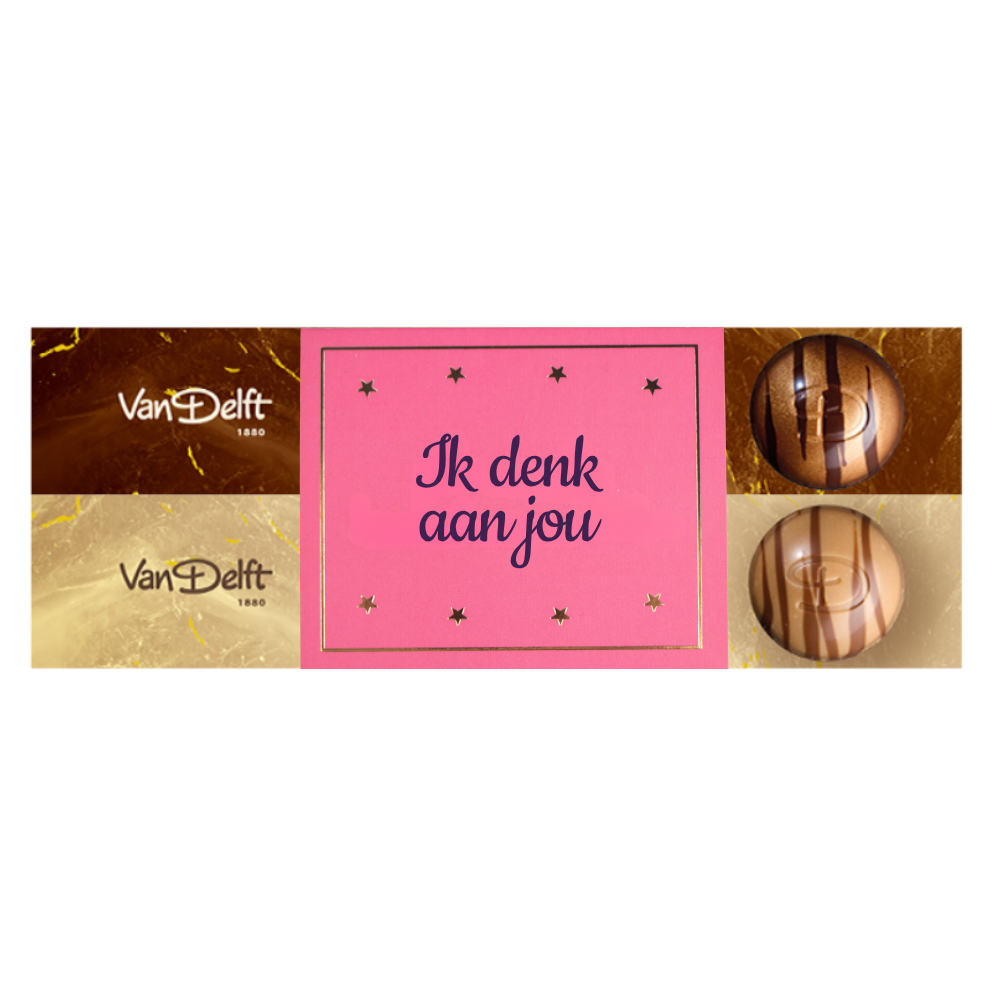 featured image Cadeau ik denk aan jou Bonbons: Karamel Zeezout en Hazelnoot