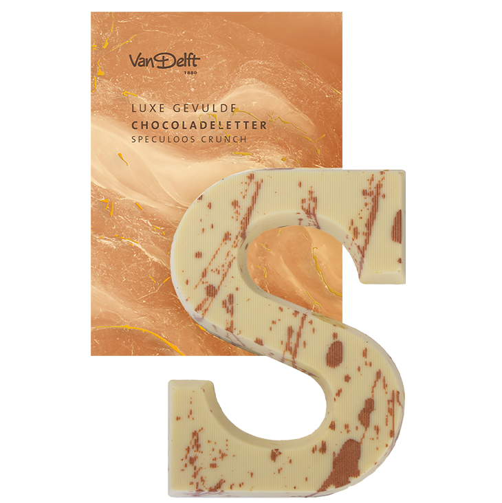 featured image Gevulde Chocoladeletter Speculoos Crunch