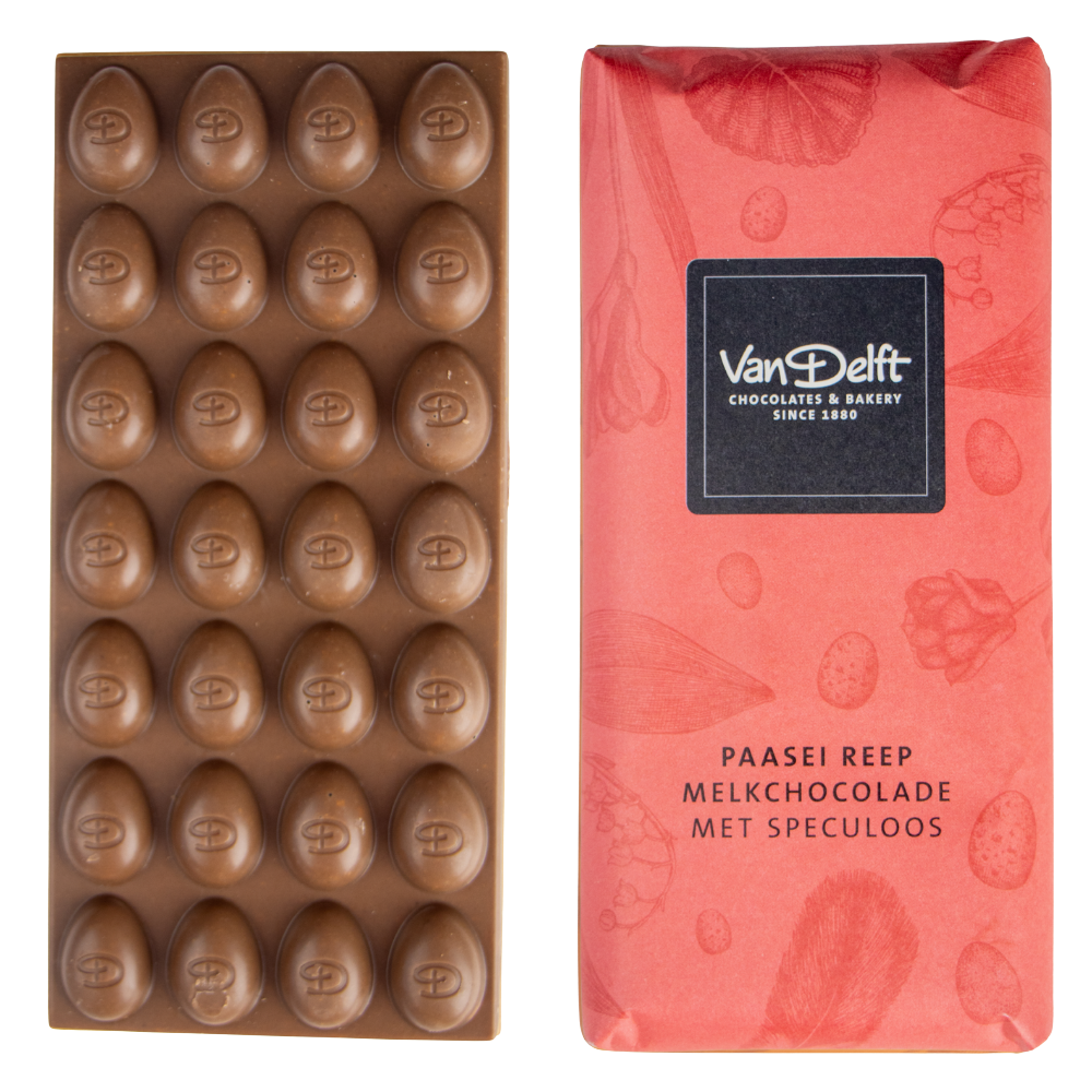 featured image Paasei Reep Melkchocolade Met Speculoos